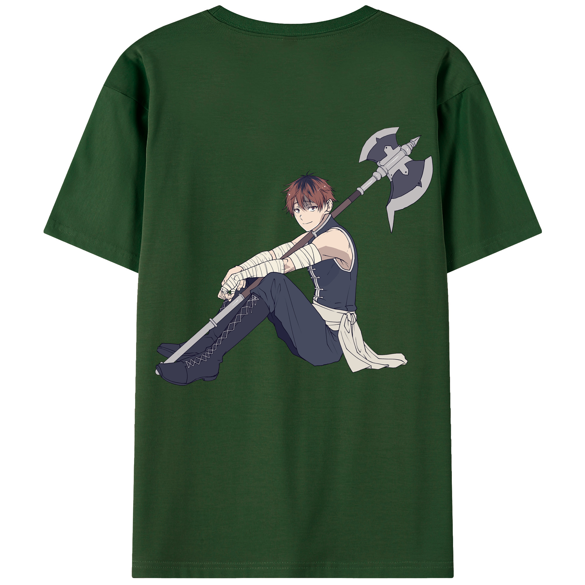 （画像用） 葬送のフリーレン Frieren 綿100％半袖Tシャツ（背面プリント）
